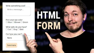28 HOW TO CREATE STYLE FORMS IN HTML 2023 Learn HTML and CSS Full Course for Beginners