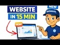 How to Build a Website with Systeme io in Under 15 Minutes