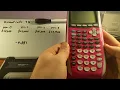 Net Present Value NPV with TI 84 Plus