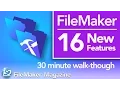 FileMaker 16 - New Features Functionality