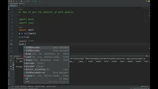 Python tutorial - How to get the details of math module