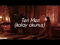 Teri Meri~Rahat Fateh Ali Khan°{kolay okunuş}°•«karaoke»•