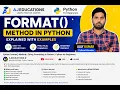 Python format Method in 5 Minutes Beginner Friendly
