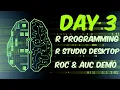 Data Science Machine Learning - Day 3 R Programming ROC and AUC Curves