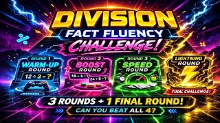 Can You Pass This Division Fact Fluency Challenge Timed Practice 2 12