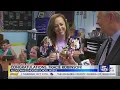Aubreigh Nicholas teacher is a Golden Apple Award winner