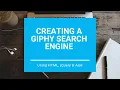 How to make an api call using jQuery ajax based on user input pt 1