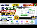 Merge 100 CSV Files in ONE Click Merge - Pro CSV Merger
