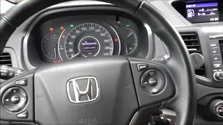 How to reset low tyre pressure - Honda CR-V