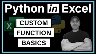 Python in Excel - How to Build a Custom Function WITH DOWNLOAD