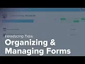 Organizing Managing Your Forms with a Trip