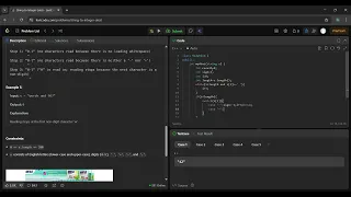 LeetCode 8 String to Integer atoi C Day 8