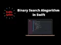 Binary Search Algorithm in Swift Hindi Coding Interview