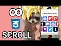 Pure CSS Infinite Scrolling