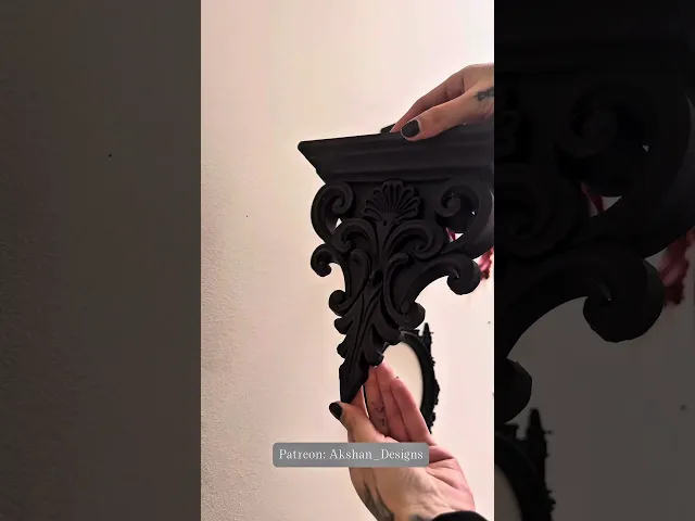 Gothic Cathedral Shelf Display for Dark Decor Goth video thumbnail