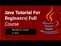 Module 6 Loops in Java Conditional Statements in Java Java Tutorial For Beginners