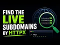 How To Find Live Subdomains by HTTPX Bug Bounty Recon