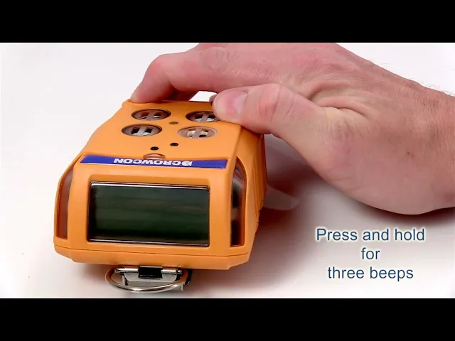 Video thumbnail for the Video thumbnail for the Crowcon Gas Pro Personal Gas Detector