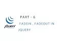JQuery Tutorial FadeIn FadeOut