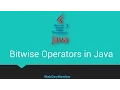 21 Bitwise Operators in Java