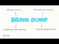 Study Technique Brain Dump