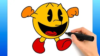 How To Draw Pac-Man Easy Drawing Tutorial