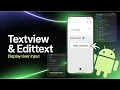 Android Development - TextView EditText Display User Input