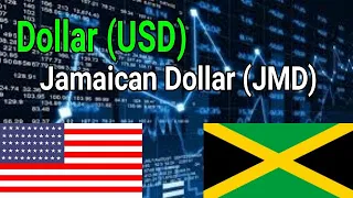 Dollar USD to Jamaican Dollar JMD exchange rate jamaica