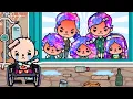 Lagu Poor bald girl Inherits All Property | Toca Life Story |Toca Boca