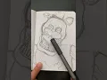 ASMR Drawing Nightmare Freddy from FNAF