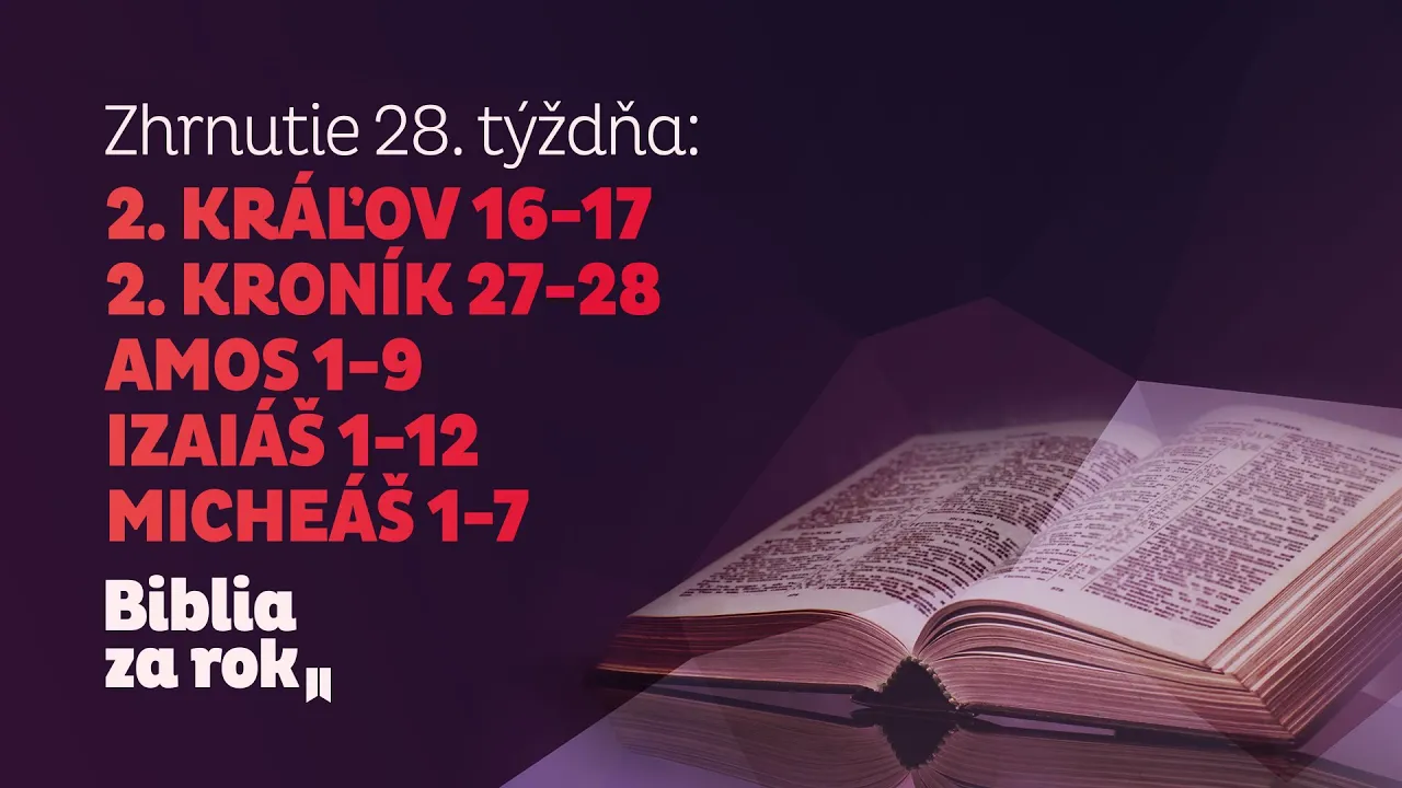 Zhrnutie 28. týždňa - Biblia za rok episode artwork