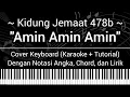 Lagu KJ 478b - Amin Amin Amin (Not Angka, Chord, Lirik) Cover Keyboard (Karaoke + Tutorial)