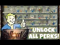 Fallout 4 How to Unlock ALL PERKS PS4 Mod