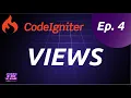 Learning Codeigniter 4 - Views