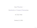 Lecture 16 Section 1 -