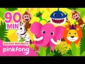 Kumpulan Lagu Binatang, Baby Shark dan lain-lain | Lagu Anak | Pinkfong Indonesia