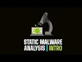 Intro to Static Malware Analysis TryHackMe Intro to Malware Analysis