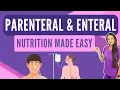 Parenteral vs Enteral Nutrition Feeding GI Med-Surg Nursing NCLEX Review TPN vs PPN