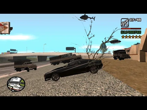 Download MP3 GTA San Andreas Las Venturas Police Rampage + Six Star Wanted Level Escape