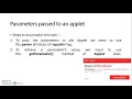 Applets HTML applet Tag