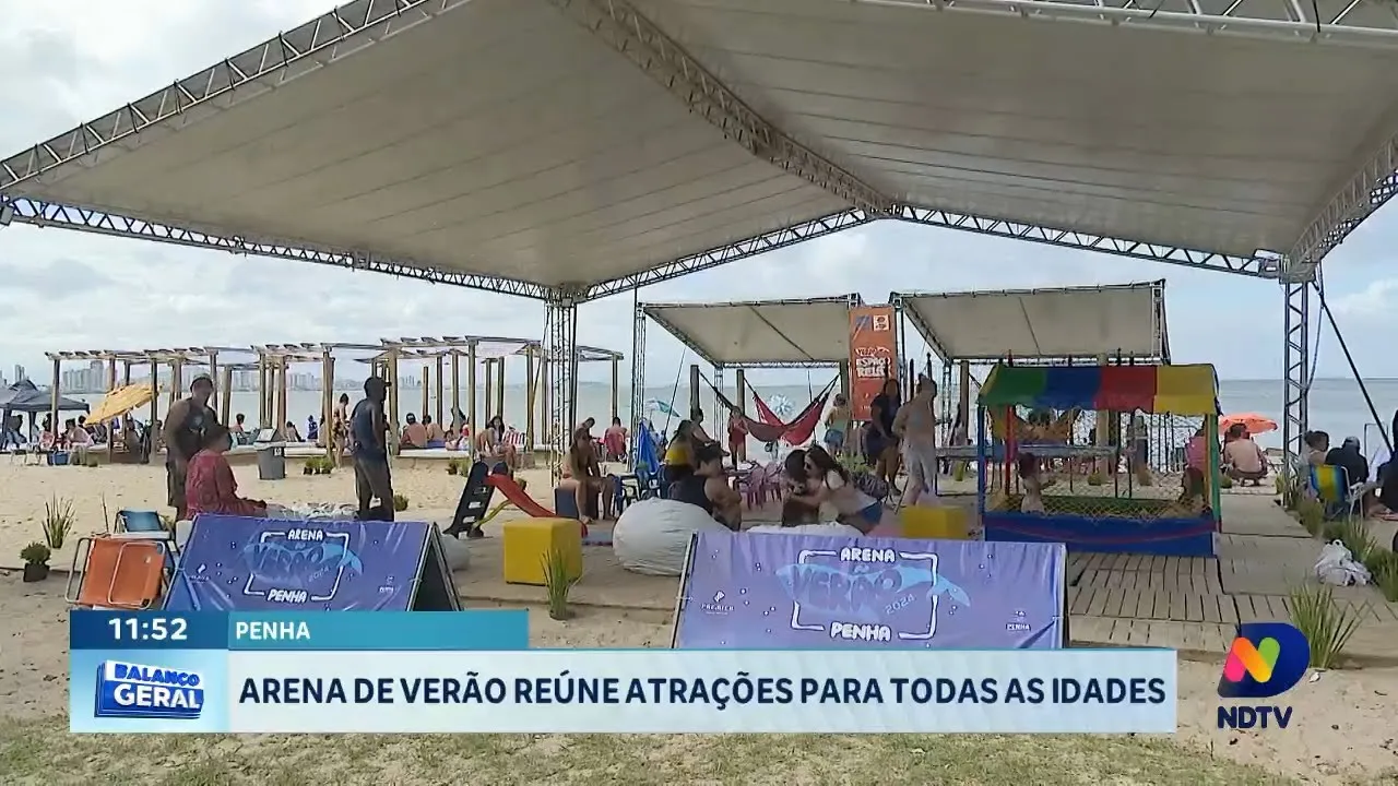 Arena de Verão em Penha tem atrações para todas as idades