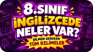 8. Sınıf İngilizcede Neler Var? 💪 LGS Hazırlığı Başlıyor!
