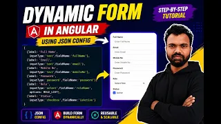 How to Create Dynamic Forms in Angular Using JSON Angular Interview Question
