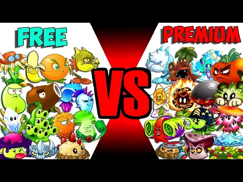 Download MP3 Team FREE vs PREMIUM - Who Will Win? - PvZ 2 Team Plant Vs Team Plant