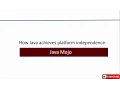 How Java achieved platform independency