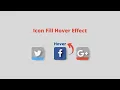 Social Media Buttons with Hover Animation using only HTML and CSS