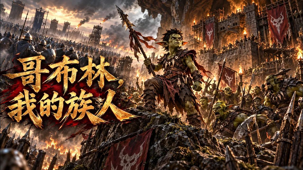 穿成最底層哥布林,我靠抽獎系統帶族人造陷阱、抗人族,從破洞穴一路打下自己的王國!