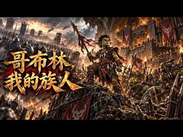 穿成最底層哥布林,我靠抽獎系統帶族人造陷阱、抗人族,從破洞穴一路打下自己的王國!