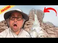 Amazing split rock that Moses struck discovered in Arabia